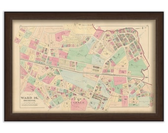 Map of Part of DORCHESTER - 1874 Ward 16 Plate J.