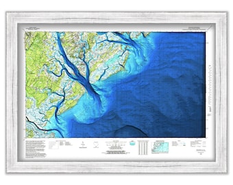 BEAUFORT INLET, South Carolina  -  1978 Nautical Chart