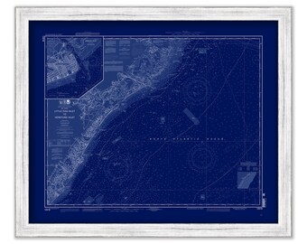 Little Egg Harbor to Hereford Inlet, New Jersey  -  2010 Nautical Chart Blueprint