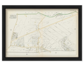 DORCHESTER, Massachusetts 1889 map, Plate 31 -  Morton St  - Replica or GENUINE ORIGINAL