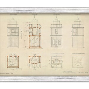 FORT CARROL LIGHTHOUSE, Baltimore, Maryland - Drawing and Plan of the ...