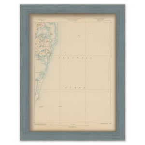 CHATHAM, Massachusetts 1890 - Topographic Map - Replica and Genuine Original