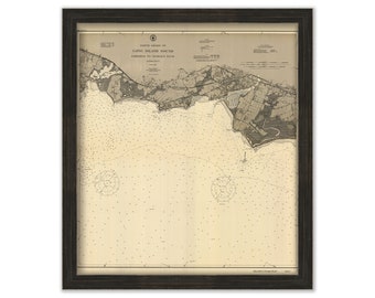 FAIRFIELD to GEORGIA'S ROCK, Connecticut - 1910 Nautical Chart