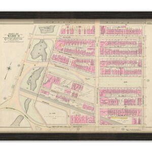 BOSTON 1902 Map, Plate 22, Back Bay, Charlesgate