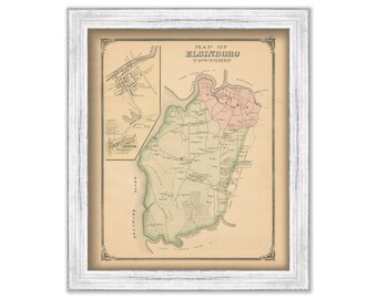ELSINBORO, New Jersey -  1879 Map