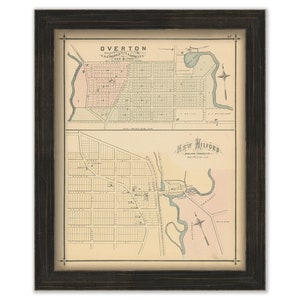 New Milford and Overton, New Jersey 1876 - Replica or GENUINE ORIGINAL