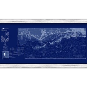 Tarpon Springs and Clearwater Harbor, Florida  - 2019 Nautical Chart Blueprint