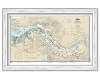 COLUMBIA RIVER - Harrington Point to Crims Island, Washington/Oregon  -  2013 Nautical Chart