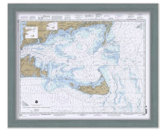 NANTUCKET SOUND & APPROACHES, Massachusetts - 2001 Nautical Chart