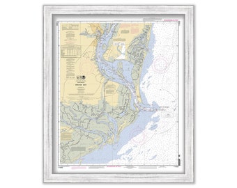WINYAH BAY, South Carolina 2012 Nautical Chart