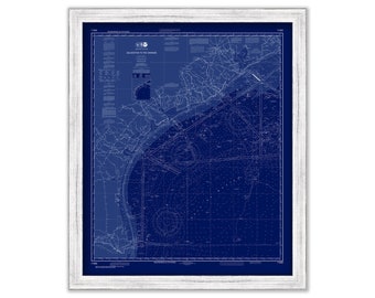 GALVESTON to the RIO GRAND, Texas -  2018 Nautical Chart Blueprint