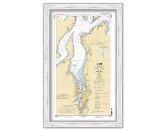 OLYMPIA HARBOR and Budd Inlet, Washington - Nautical Chart published in 2010