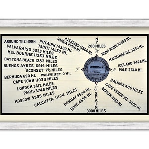 GARDINER&#39;S CORNER SIGN, Nantucket, Massachusetts - Iconic Landmark - Print - Framing Available