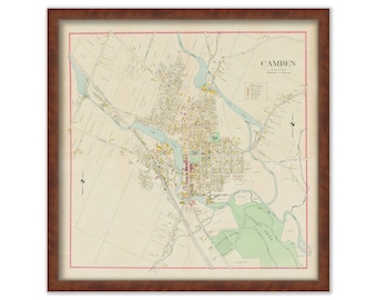 CAMDEN VILLAGE, New York 1907 Map