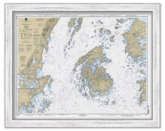 PENOBSCOT BAY, Maine - Nautical Chart 1992
