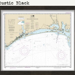 Cape Lookout to New River, North Carolina - 2015 Nautical Chart - Etsy