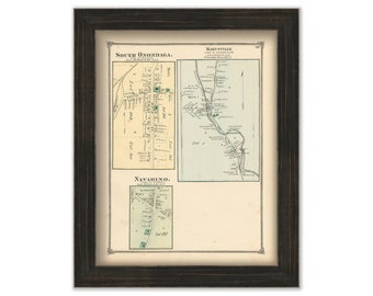 Navarino, Maryville and South Onondaga, New York -  1874 Map