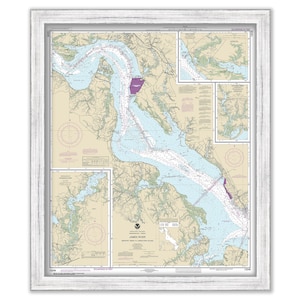 NEWPORT NEWS and James River 2017 Nautical Chart