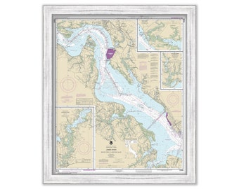 NEWPORT NEWS and James River 2017 Nautical Chart