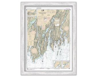 BATH, WESTPORT and SOUTHPORT, Maine  -  2016 Nautical Chart