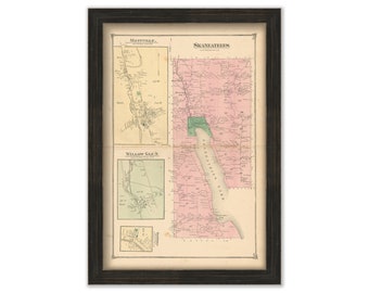 SKANEATELES, New York -  1874 Map