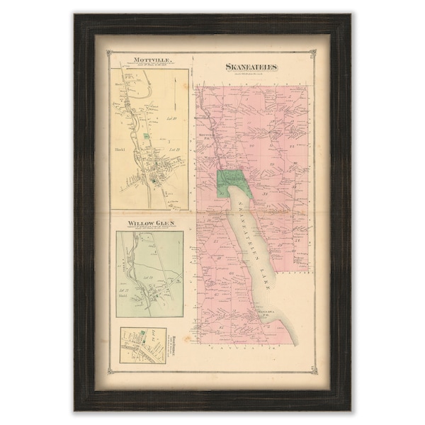 SKANEATELES, New York -  1874 Map