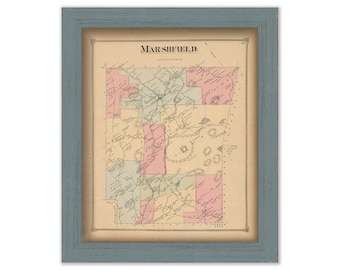 MARSHFIELD, Vermont - 1873 Map