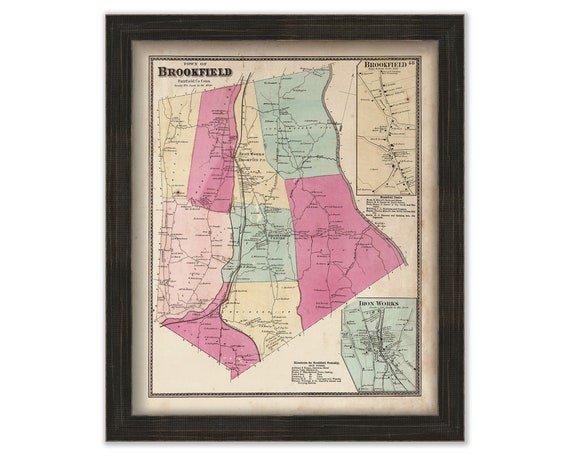 Troy On Map Connecticut Il 14gw 