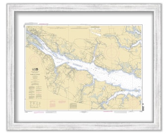 PAMLICO RIVER, North Carolina  -   2012 Nautical Chart