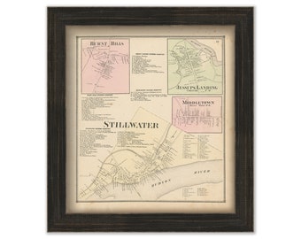STILLWATER, New York 1866 Map, Replica or Genuine ORIGINAL