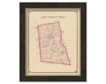 BART, Pennsylvania 1875 Map - Replica or GENUINE ORIGINAL