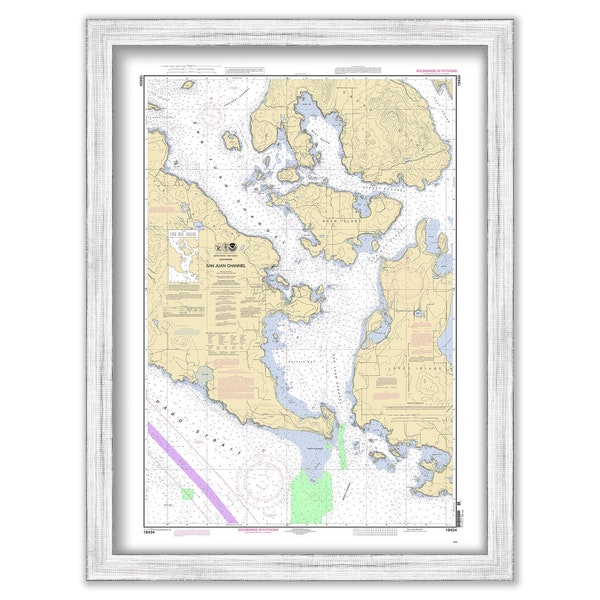 SAN JUAN CHANNEL, Washington  -  2008 Nautical Chart