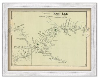 East Lee, Town of Lee, Massachusetts 1876