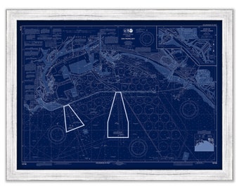 SAN PEDRO BAY, California - 2015 Nautical Chart Blueprint