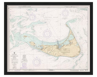 Nantucket Island Chart 1971-Nantucket Sand