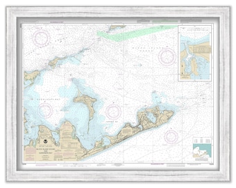 MONTAUK and GARDINIER BAY, Long Island, New York - Nautical Chart published in 2017