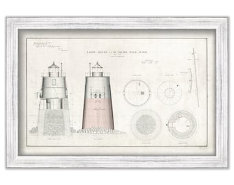 Duxbury Pier Light AKA Bug Light - Lighthouse Plans - 1872