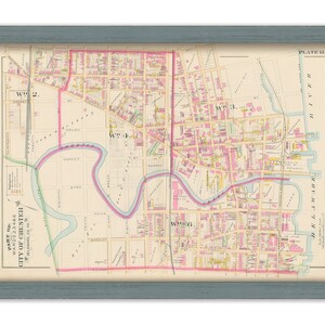 CHESTER, Pennsylvania - 1892 Map