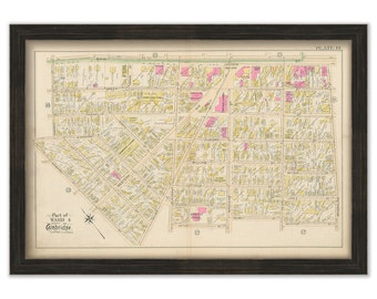 CAMBRIDGE, Massachusetts 1894 Plate 14, Central Square