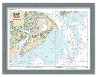 HILTON HEAD, South Carolina - Nautical Chart 2015