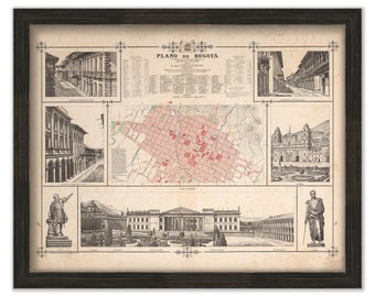 BOGOTA, COLUMBIA  MAP