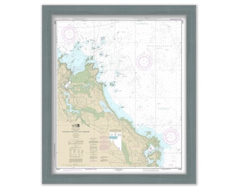 COHASSET and SCITUATE HARBORS, Massachusetts - Nautical Chart 2019