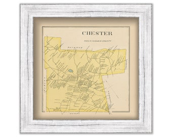 CHESTER, New Hampshire 1892 Map