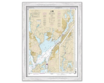 MOUNT HOPE BAY, Rhode Island - Nautical Chart published in 2013