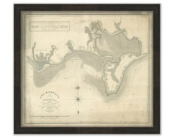 HYANNIS HARBOR, Massachusetts - 1826 Nautical Chart