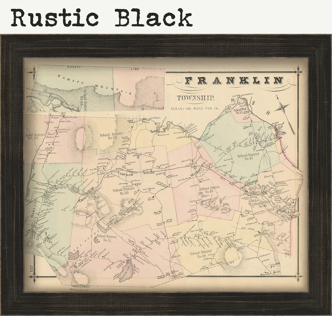 Old maps of franklin township, nj creativeraf