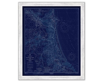 Newburyport Harbor and Plum Island Sound 1965 - Blue Print - The U. S. Coast and Geodetic Survey