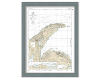 TRAVERSE BAY, Michigan  -  2014 Nautical Chart