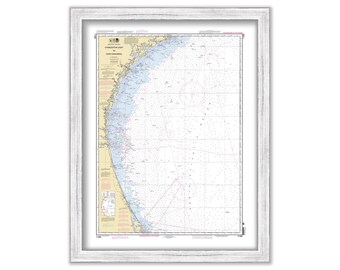 Charleston, South Carolina to Cape Canaveral, Florida -  2010 Nautical Chart