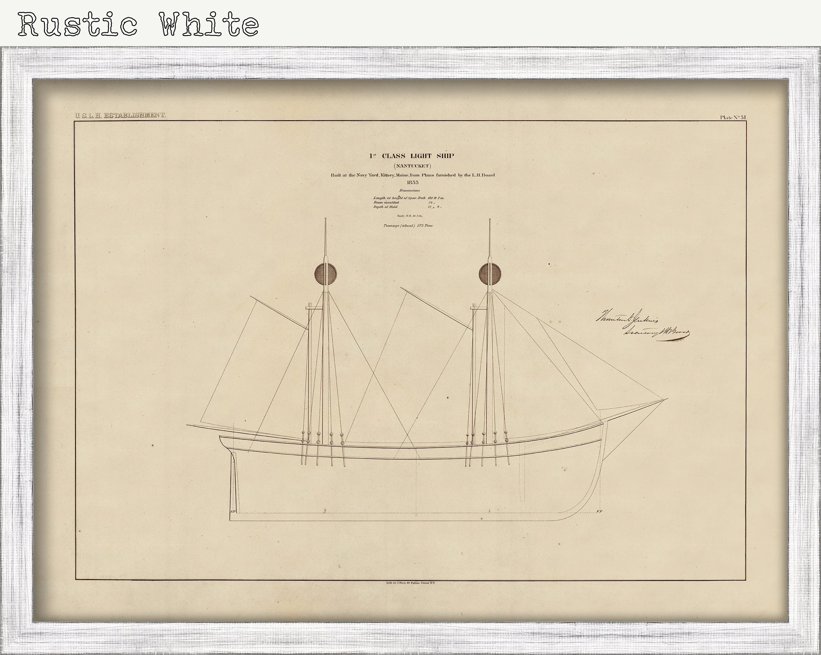 Lightship Nantucket Model Ship by Anchor Bay